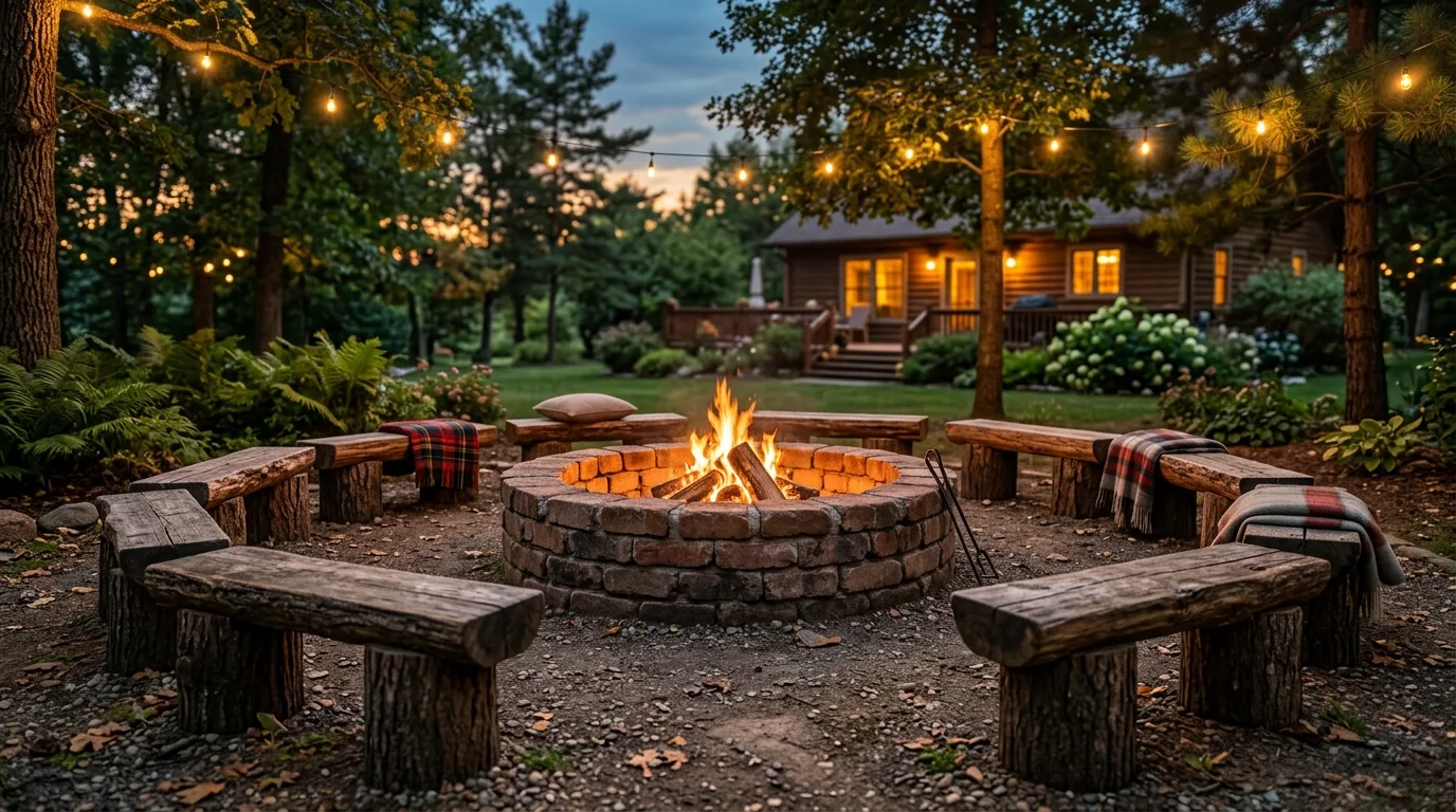 Modern Gas Fire Bowl Patio